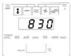 830 PLOWS LEVEL 150 200 250 30 400 WAT 100V °C