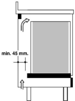 min. 45 mm.