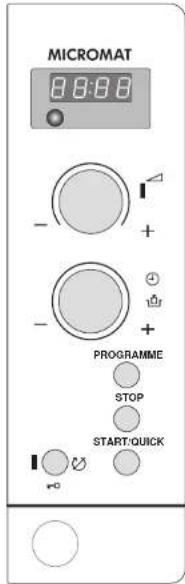 MICROMAT 0:00:00 - + - + PROGRAMME STOP START/QUICK +0