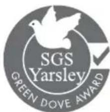 SGS Yarsley GREEN DOVE AWARD