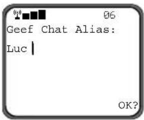 Hoe gaat het? Zend SMS?