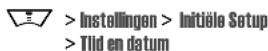 MOTOROLA V620 - De datum en tijd instellen - 1