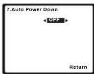 PIONEER VSX-826-K - Het Auto Power Down-menu - 2