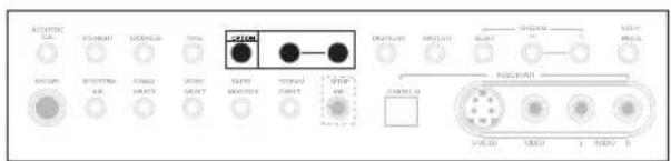 PIONEER VSA-AX10AI - Schakel een van de geavanceerde akoestiekeffecten in en druk dan enkele malen op de OPTION toets totdat de aanduiding EFFECT verschijnt in het uitleesvenster op het voorpaneel. - 2