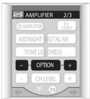 PIONEER VSA-AX10AI - Druk enkele malen op de OPTION toets om in te stellen op R.PHANTOM. - 1