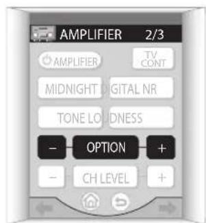 PIONEER VSA-AX10AI - Met de NEO:6 MUSIC luisterstand ingeschakeld, drukt u enkele malen op de OPTION toets om in te stellen op CENTER IMAGE. - 1