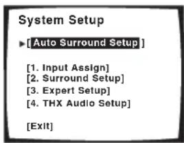 PIONEER VSA-AX10AI - Het onderdeel 'Auto Surround Setup' moet verlicht zijn aangegeven. Druk op de ENTER toets. - 1