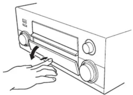PIONEER VSA-AX10AI - Knoppen achter het voorpaneel - 1