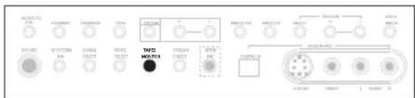 PIONEER VSA-AX10AI - - Druk op de TAPE 2 MONITOR toets om over te schakelen tussen het opgenomen signaal en het oorspronkelijke ingangssignaal. - 2