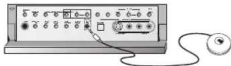 PIONEER VSA-AX10AI - Sluit de microfoon aan op de SETUP MIC aansluitbus op het voorpaneel. - 1