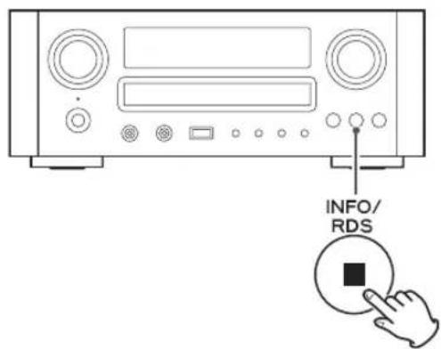 TEAC CR-H700S - De weergegeven informatie wijzigen. - 1