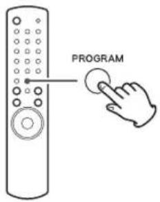 TEAC CR-H700S - Druk binnen vijf seconden op de toets PROGRAM. - 1