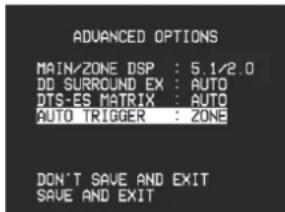 NAD T 773 - ASSIGNING THE TRIGGER OUTPUT ASSIGNING THE TRIGGER OUTPUT - 4
