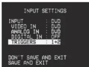 NAD T 773 - INPUT SETTINGSINPUT SETTINGS - 2