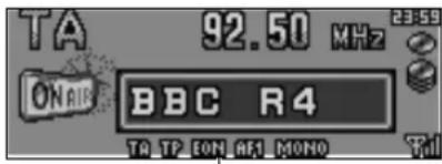 TA 92.50 MHz ON AIR BBC R4 TA TP EON AFI MONO Full