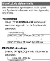 PANASONIC CQ-C1001 - Normale bediening - 1