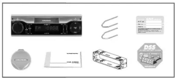 GRUNDIG SCC 3400 RDS - Inhoud van de verpakking - 1