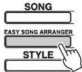 YAMAHA Portatone PSR-293 - Druk op de knop [EASY SONG ARRANGER]. - 1