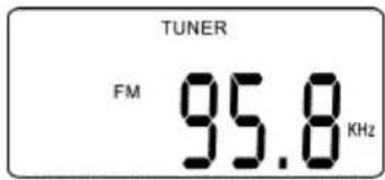 TUNER FM 95.8 KHz