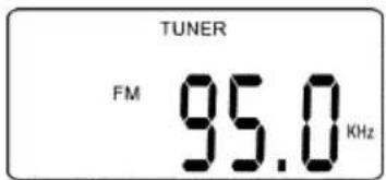 TUNER FM 95.0 KHz