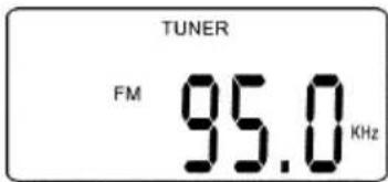 TUNER FM 95.0 KHz