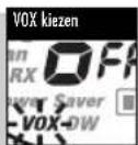 COBRA Micro Talk MT 972 - Zo stelt u het VOX-gevoeligheidsniveau in: - 1