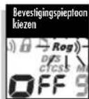 COBRA Micro Talk MT 972 - Zo zet u de bevestigingspieptoon aan of uit: - 1