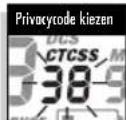 COBRA Micro Talk MT 972 - Zo selecteert u een CTCSS-privacycode: - 2