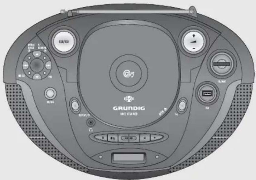GRUNDIG RRCD3760 - De bedieningselementen - 2