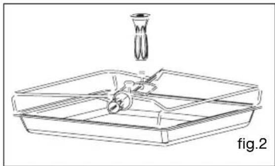 DE DIETRICH DOP1070M - - Multi-gebruik plaat 45 mm. Schui-frails-systeem met volledige toegan-kelijkheid (fig.3) - 2