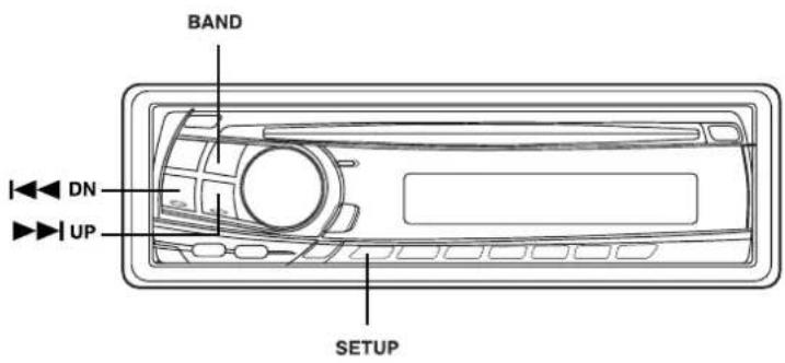 BAND DN UP SETUP