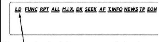 LD FUNC RPT ALL M.I.X. DX SEEK AF T.INFO NEWS TP EON