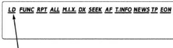 LD FUNC RPT ALL M.I.X. DX SEEK AF T.INFO NEWS TP EON