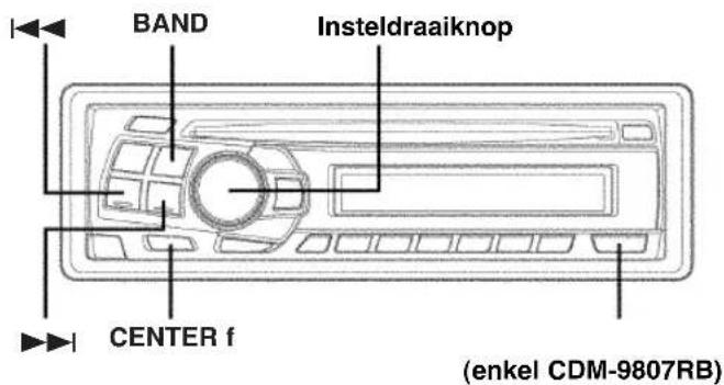 BAND Insteldraaiknop CENTER f (enkel CDM-9807RB)