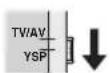 YAMAHA YSP-1100 B - SELECTEREN VAN EEN INGANGSFUNCTIE - 3