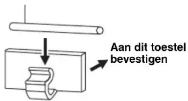 Aan dit toestel bevestigen