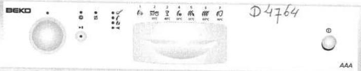 Beko 1 2 3 4 5 6 7 D4764 AAA