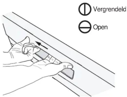 Vergrendeld Open
