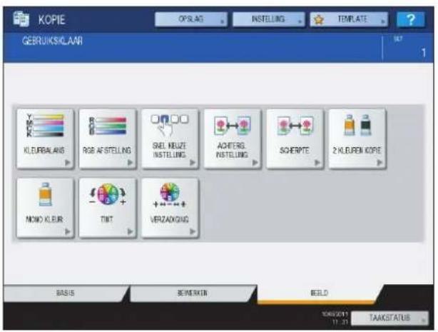 KOPIE OPR.AG INSTEELING TEMPLATE GEbruiksklaar KLEURBALANS RGB AFSTELLING SHEL KELUZE INSTELLING ACHTERG INSTELLING SCHERPTE 2 KLEUREN KOPIE NONO KLEUR TINT VERZADONG BASIS RENEEREN BUILD 10/05/2011 11:31 TAKSTATUS