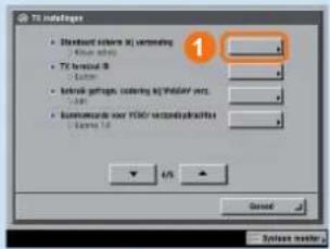 CANON IRC3080 - Om op het initiele scherm de snelkiestoetsen weer te geven - 1