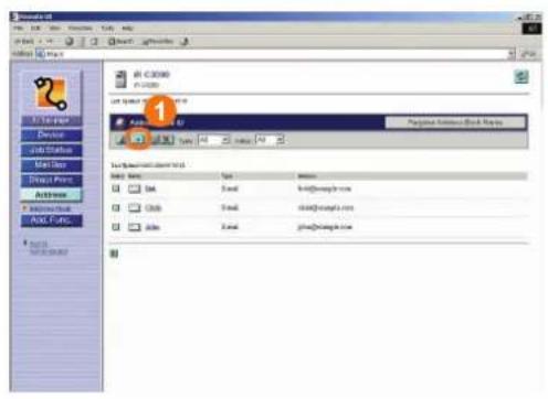 CANON IRC3080 - Om het adresboek vanaf een computer te bewerken - 1