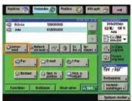 CANON IRC3080 - Voer het faxnummer in - 2