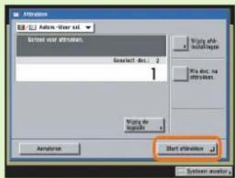 CANON IRC3080 - Start afdrukken - 1