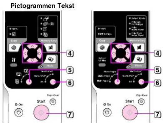 Pictogrammen Tekst 100% Kopiëren Geheugenkaart 4 Kopiëren 100% FR naar Pagina's 4 Selecteer Foto Kies uit Foto Kies uit Fotovel Kies uit Fotovel 5 Stop/Wissen 6 Start 7 Stop/Wissen 8 Stop/Wissen 9 Stop/Wissen 10 Stop/Wissen 11 Stop/Wissen 12 Stop/Wissen 13 Stop/Wissen 14 Stop/Wissen 15 Stop/Wissen 1…