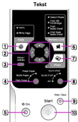 EPSON Stylus CX5900 - Knoppen - 2