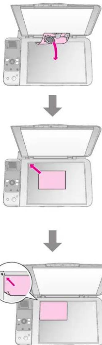 EPSON Stylus CX5900 - Originelen op de glasplaat plaatsen - 1
