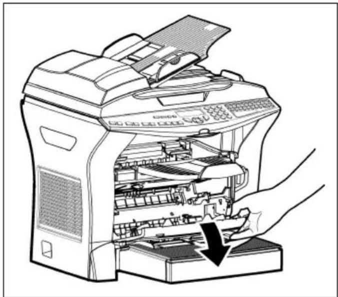 OKI B4525 - Tonercassette vervangen - 1