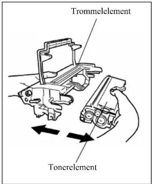 Trommelelement Tonerelement