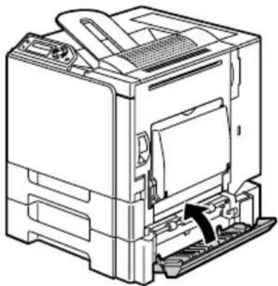 KONICA MINOLTA Magicolor 5440DL - Oplossen van een storing in het mediumtransport in lade 2/3 - 4
