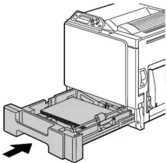 KONICA MINOLTA Magicolor 5440DL - Oplossen van een storing in het mediumtransport in lade 1 - 11